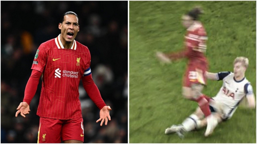 Van Dijk đòi thẻ đỏ cho người hùng Tottenham 580528